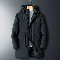 Thick Down Men's Parkas Padded Coat Oversize Warm Winter Coat - Acapparelstore