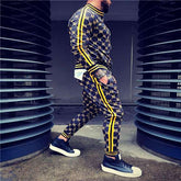 Casual Zipper Tracksuit Set Autumn Male SweatshirtMen&