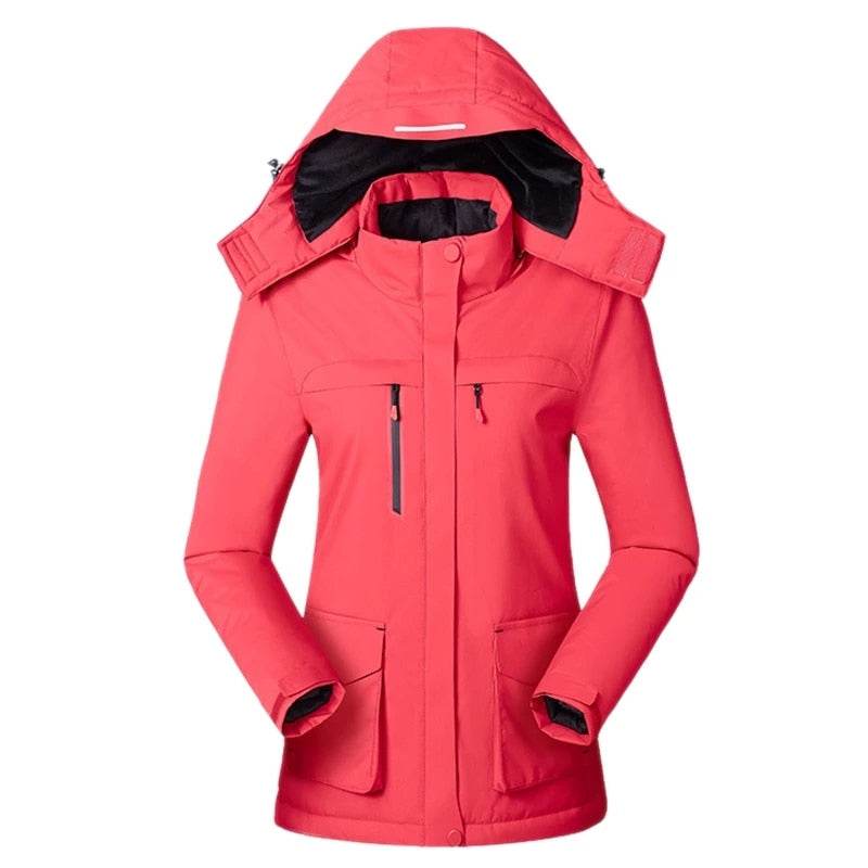 Winter Jacket USB Charge Heated CoatIntelligent Heating Women&