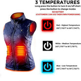 Heating Vest Autumn Winter Cotton Vest USB InfraredWomen&