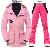 Super Warm Ski Suit Women Winter Snow Down Jacket and Pants - Acapparelstore