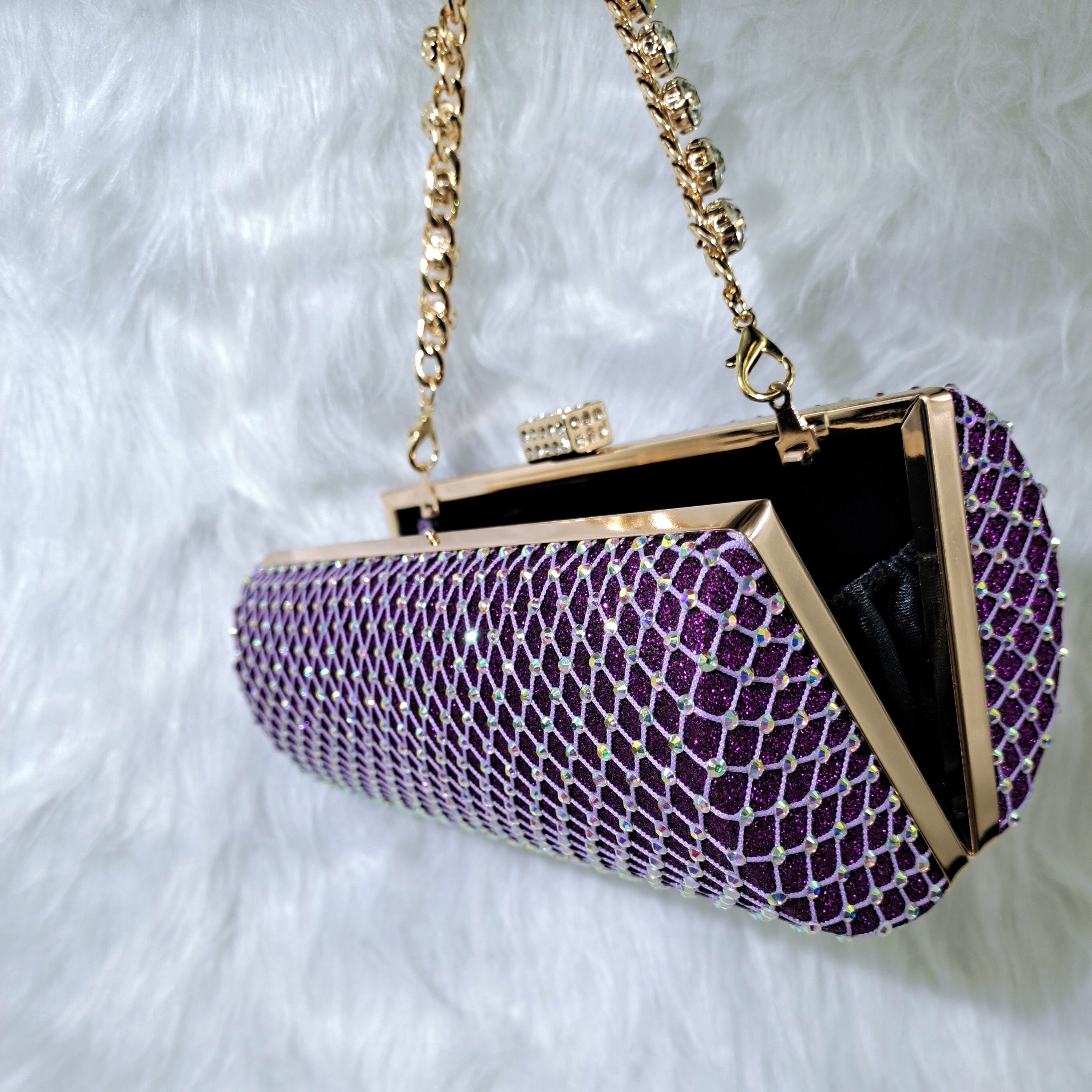 Streamline Shoes Pointed Shiny Diamond Shoes BagComfortable Women's Streamline Shoes Pointed Shiny Diamond Shoes Bag