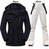 Super Warm Ski Suit Women Winter Snow Down Jacket and Pants - Acapparelstore