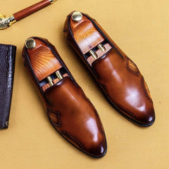 Men's Oxford Dress Shoes Genuine Leather Business Shoes - Acapparelstore