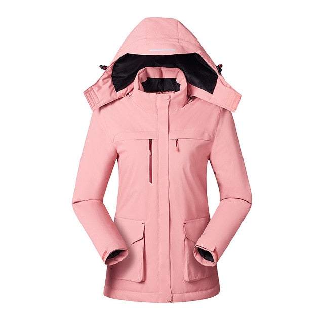Winter Jacket USB Charge Heated CoatIntelligent Heating Women&