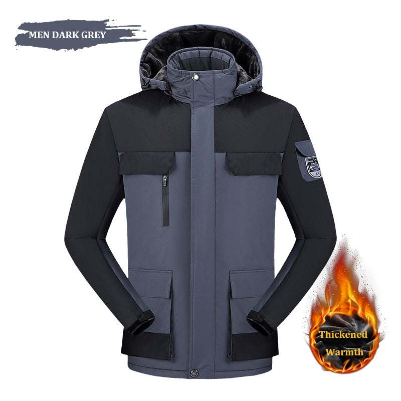 Waterproof Hiking Jackets Men Women Large Size Sports Coats - Acapparelstore