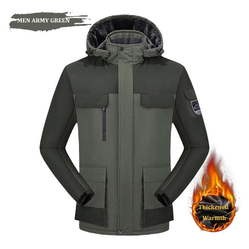 Waterproof Hiking Jackets Men Women Large Size Sports Coats - Acapparelstore