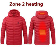 Men's Warm Winter USB Heating Jackets Smart Thermostat - Acapparelstore