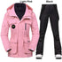 Super Warm Ski Suit Women Winter Snow Down Jacket and Pants - Acapparelstore