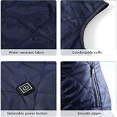 Heating Vest Autumn Winter Cotton Vest USB InfraredWomen&