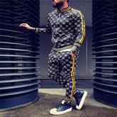 Casual Zipper Tracksuit Set Autumn Male SweatshirtMen&