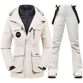 Super Warm Ski Suit Women Winter Snow Down Jacket and Pants - Acapparelstore