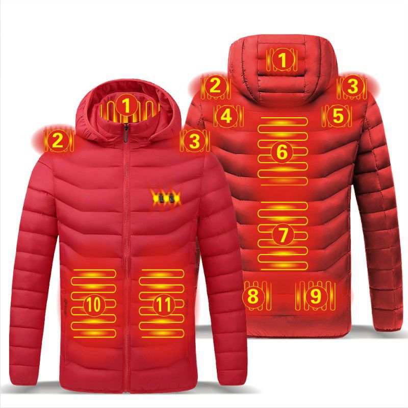 Men's Warm Winter USB Heating Jackets Smart Thermostat - Acapparelstore