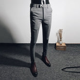 Fashion Men Suit Pants Ankle Length Business Wedding Dress PantsFashion Men Suit Pants Ankle Length Business Wedding Dress Pants