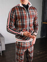 Casual Zipper Tracksuit Set Autumn Male SweatshirtMen&