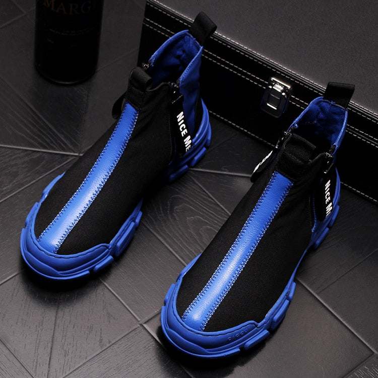 New Arrival Men's Fashion Casual Shoes High Top Ankle Boots - Acapparelstore