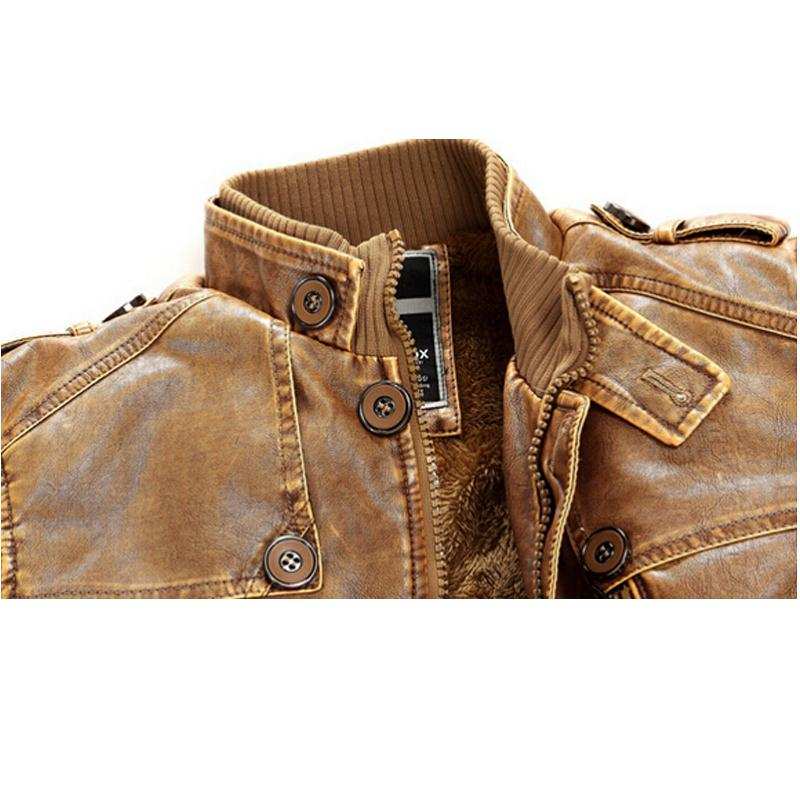 High-Quality Leather Jacket Men&