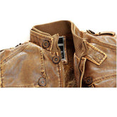 High-Quality Leather Jacket Men&