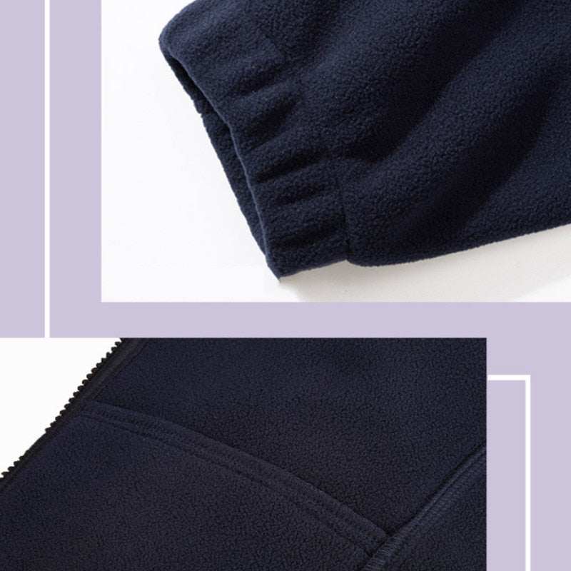Women's Fleece Jacket Spring Autumn Outdoor Hiking Sport Jacket - Acapparelstore
