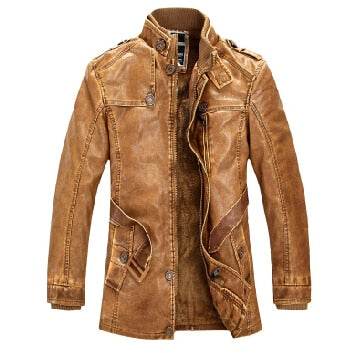 High-Quality Leather Jacket Men&