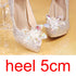 Silver Crystal Wedding Shoes Rhinestone Pearl Beaded ShoesWomen&