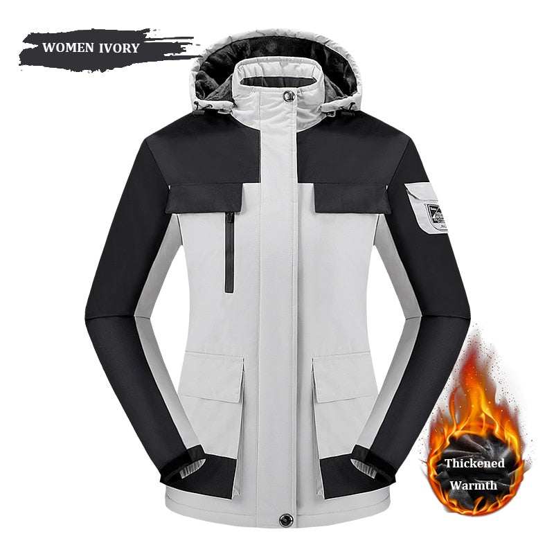 Waterproof Hiking Jackets Men Women Large Size Sports Coats - Acapparelstore