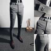 Fashion Men Suit Pants Ankle Length Business Wedding Dress PantsFashion Men Suit Pants Ankle Length Business Wedding Dress Pants