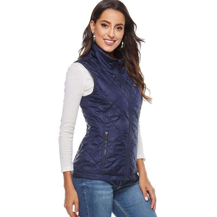 Heating Vest Autumn Winter Cotton Vest USB InfraredWomen&