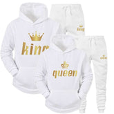Fashion Couple Sportwear Set KING or QUEEN Streetwear - Acapparelstore