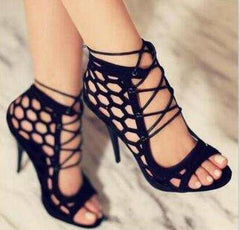 Women's Sandals Fine High-heeled Fashion Summer Casual Shoes - Acapparelstore