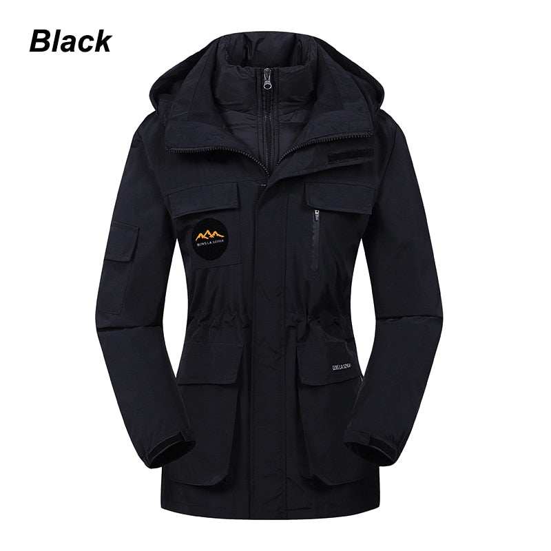 Super Warm Ski Suit Women Winter Snow Down Jacket and Pants - Acapparelstore