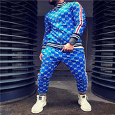 Casual Zipper Tracksuit Set Autumn Male SweatshirtMen&