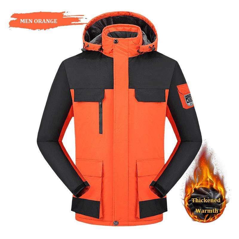 Waterproof Hiking Jackets Men Women Large Size Sports Coats - Acapparelstore