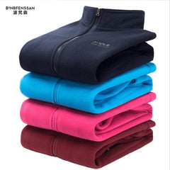Women's Fleece Jacket Spring Autumn Outdoor Hiking Sport Jacket - Acapparelstore