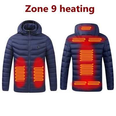 Men's Warm Winter USB Heating Jackets Smart Thermostat - Acapparelstore