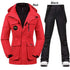 Super Warm Ski Suit Women Winter Snow Down Jacket and Pants - Acapparelstore