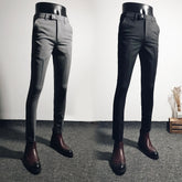 Fashion Men Suit Pants Ankle Length Business Wedding Dress PantsFashion Men Suit Pants Ankle Length Business Wedding Dress Pants