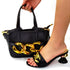 Metal Decoration Party Italian Ladies Shoes and Bags to Match Set - Acapparelstore