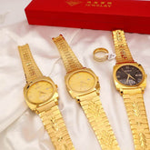 Men Women 18k Gold Quartz Watches No Fading Electroplating Watch - Acapparelstore