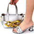 Metal Decoration Party Italian Ladies Shoes and Bags to Match Set - Acapparelstore