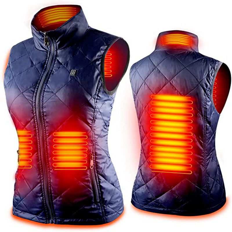 Heating Vest Autumn Winter Cotton Vest USB InfraredWomen&