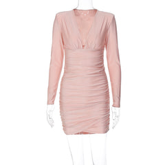 Sexy V Neck Prom Dress Sexy Weddings Celebrity Dresses - Acapparelstore
