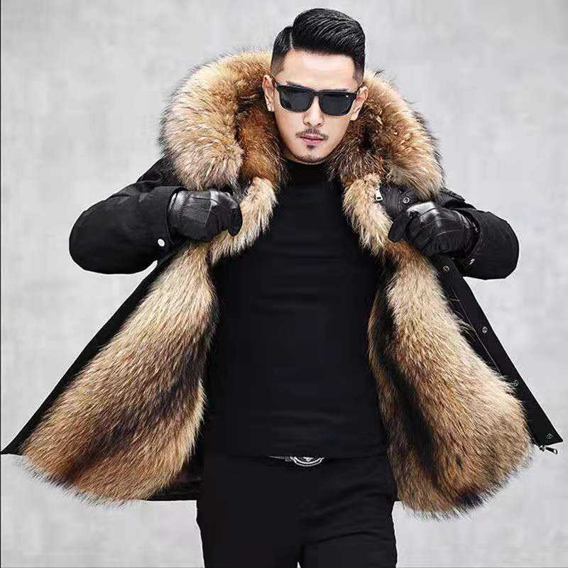 Winter warm coats Men's clothing Down Long Waterproof Coat - Acapparelstore