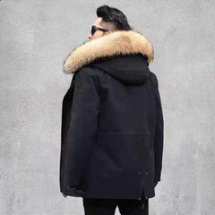 Winter warm coats Men's clothing Down Long Waterproof Coat - Acapparelstore