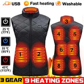 Heating Vest Autumn Winter Cotton Vest USB InfraredWomen&