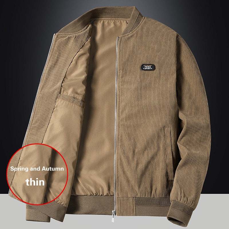 Men's Autumn Winter Stand Collar Slim Jacket Men Fashion Coat - Acapparelstore
