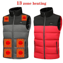 Men Women's Heat Vest Winter Cotton Padded Vest Smart Charging - Acapparelstore