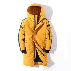 Men's Stylish Down Jacket Thick Warm Brand Parka Winter Coats - Acapparelstore