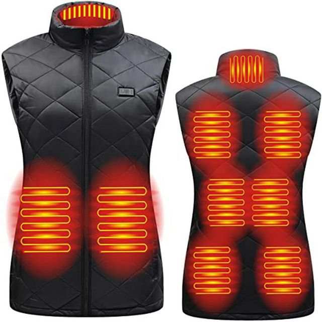 Heating Vest Autumn Winter Cotton Vest USB InfraredWomen&