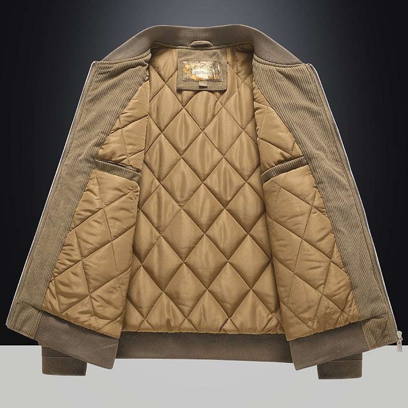 Men's Autumn Winter Stand Collar Slim Jacket Men Fashion Coat - Acapparelstore